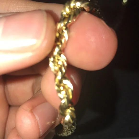 Golden rope chain 14k gold I bought for 1.700